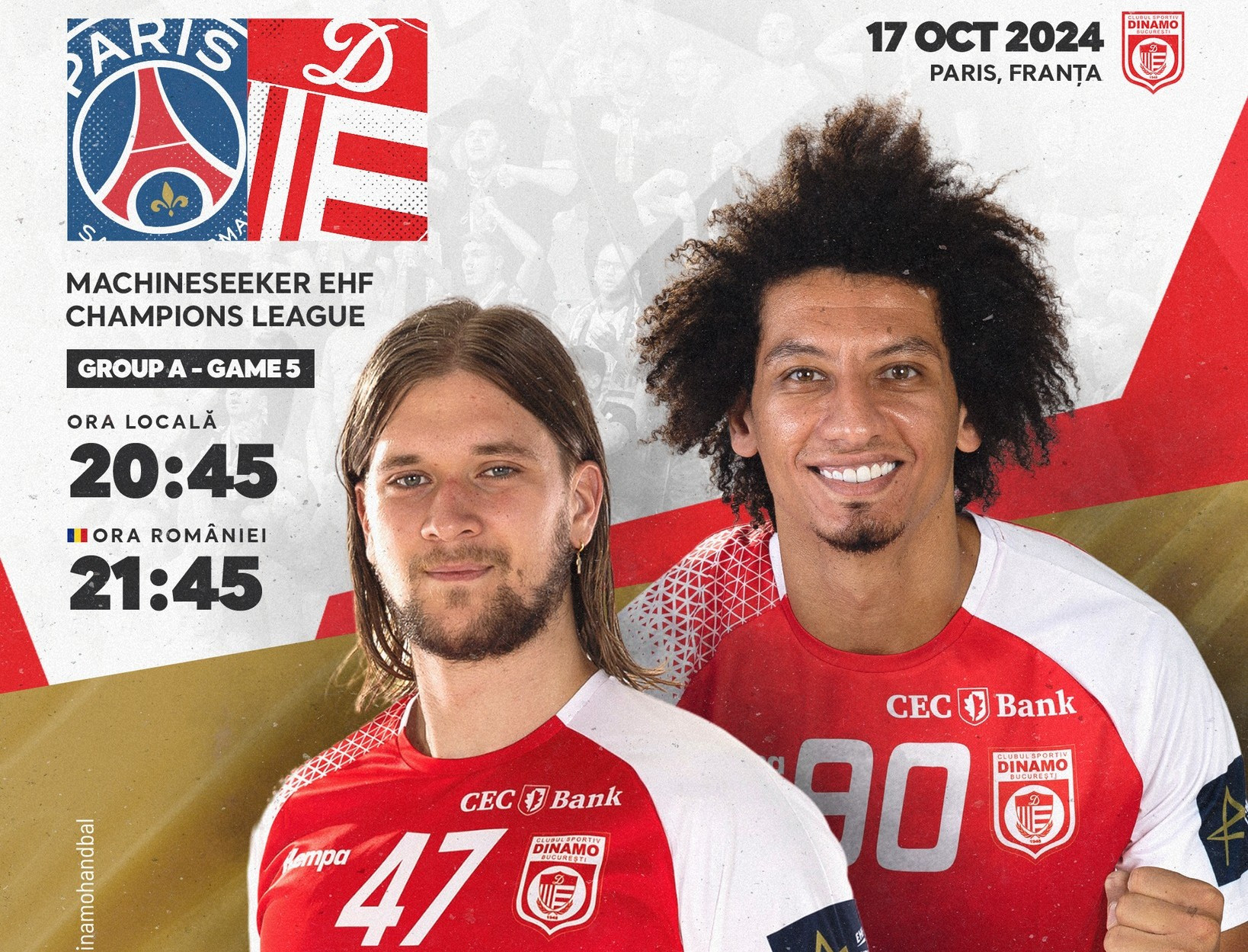 PSG - Dinamo 35-32! Dulăii , aproape de o victorie imensă la masa bogaților